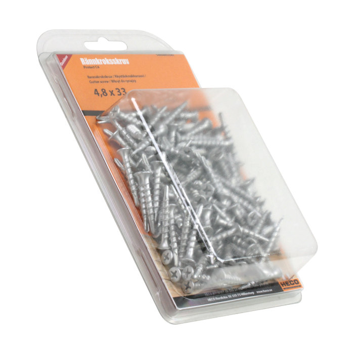 Takrennekrok skrue 4,8 x 33 mm